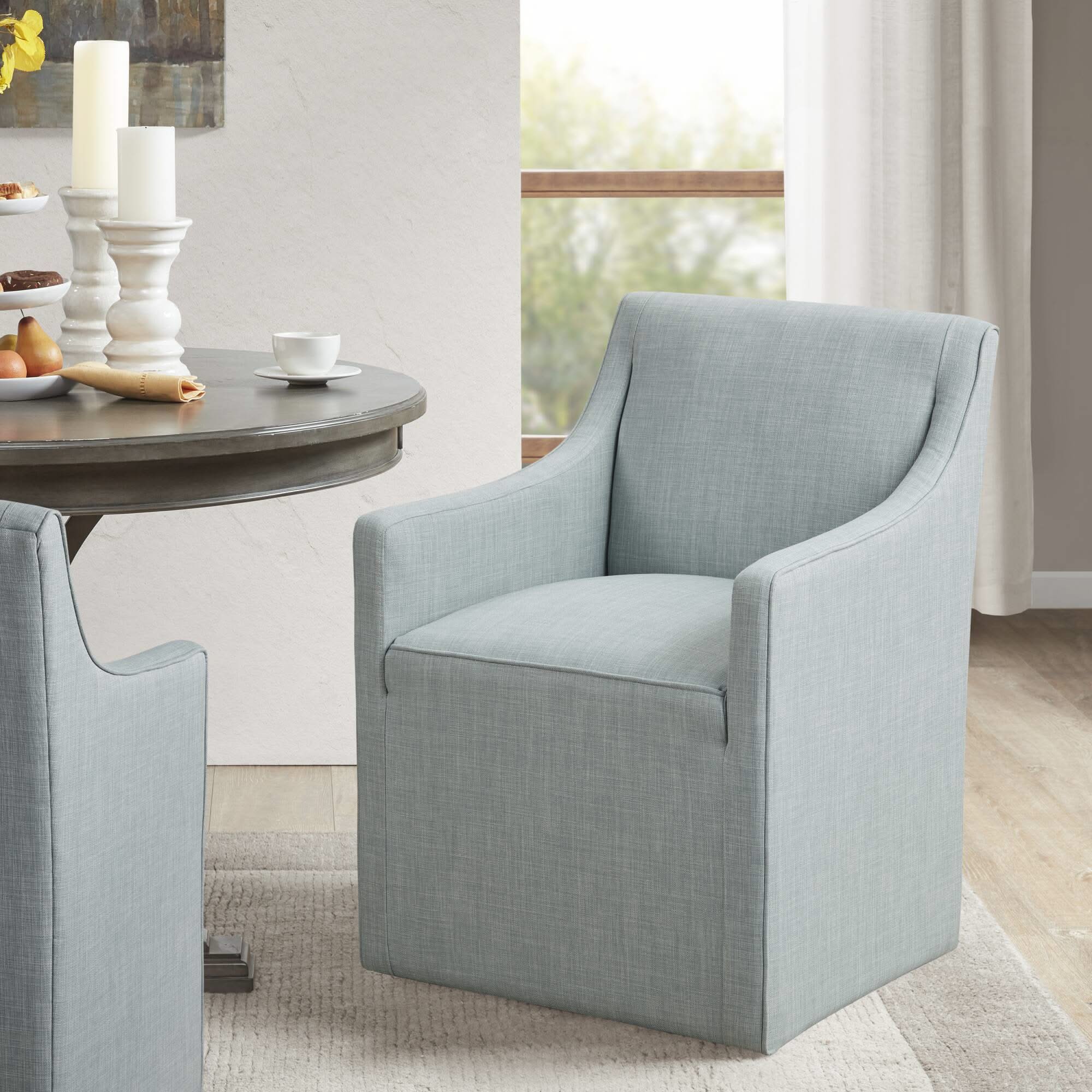 Traditional Skirted Dining Arm Chair - Image 9