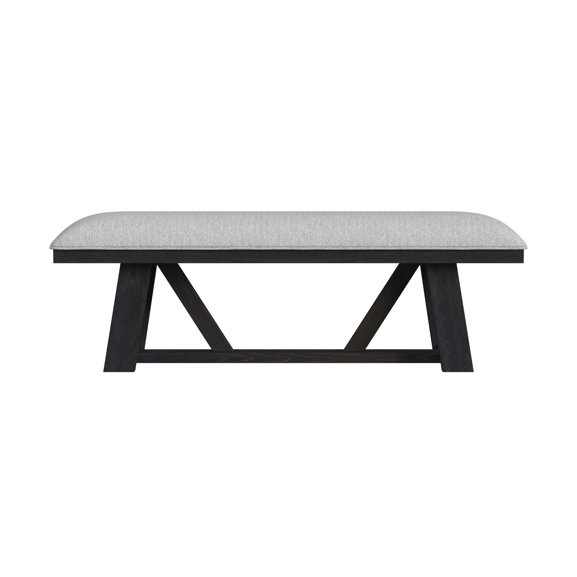 Transcend - Dining Bench - Charcoal / Light Gray - Image 3