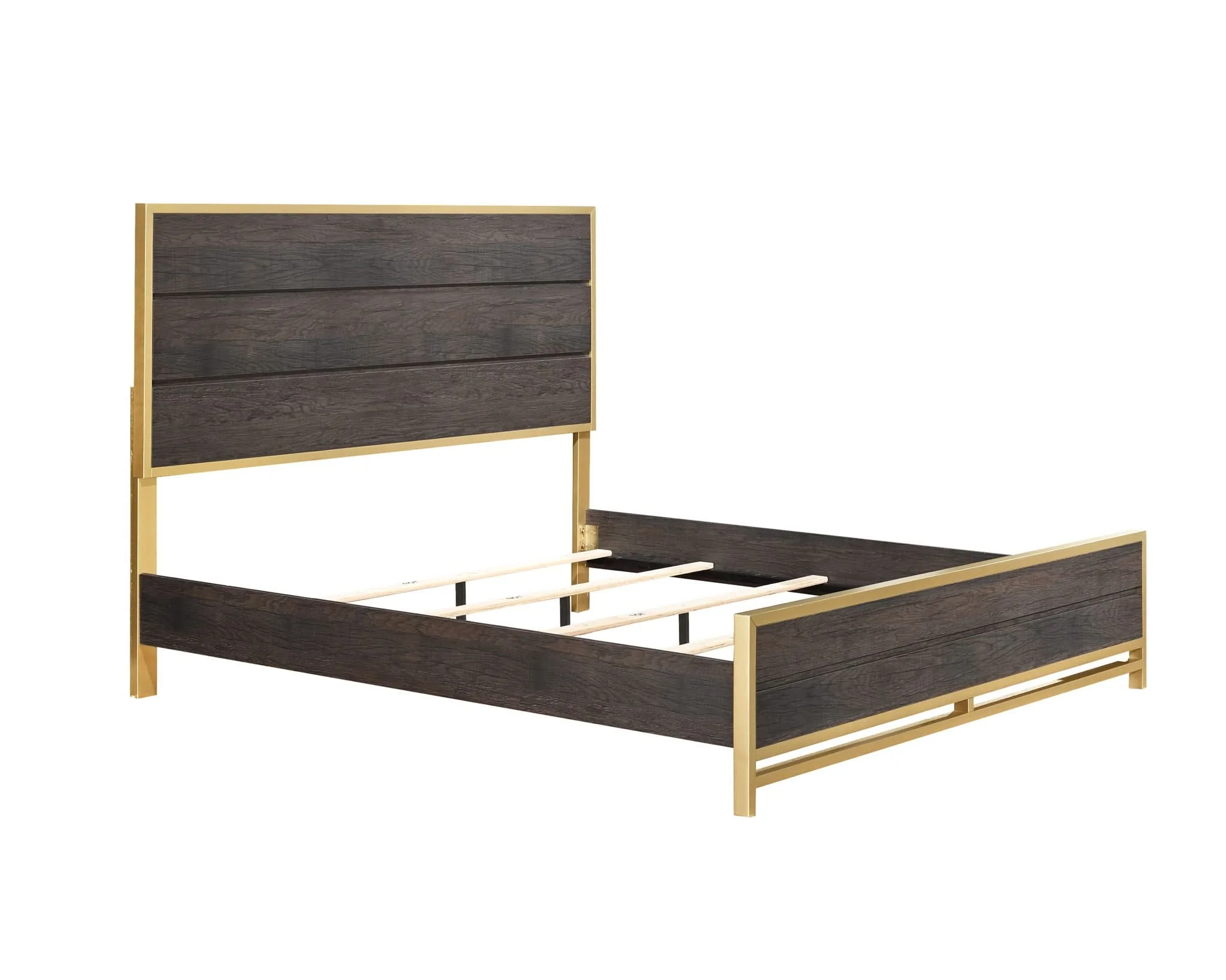 Trevor - King 5 Piece Bedroom Set - Brown - Image 4