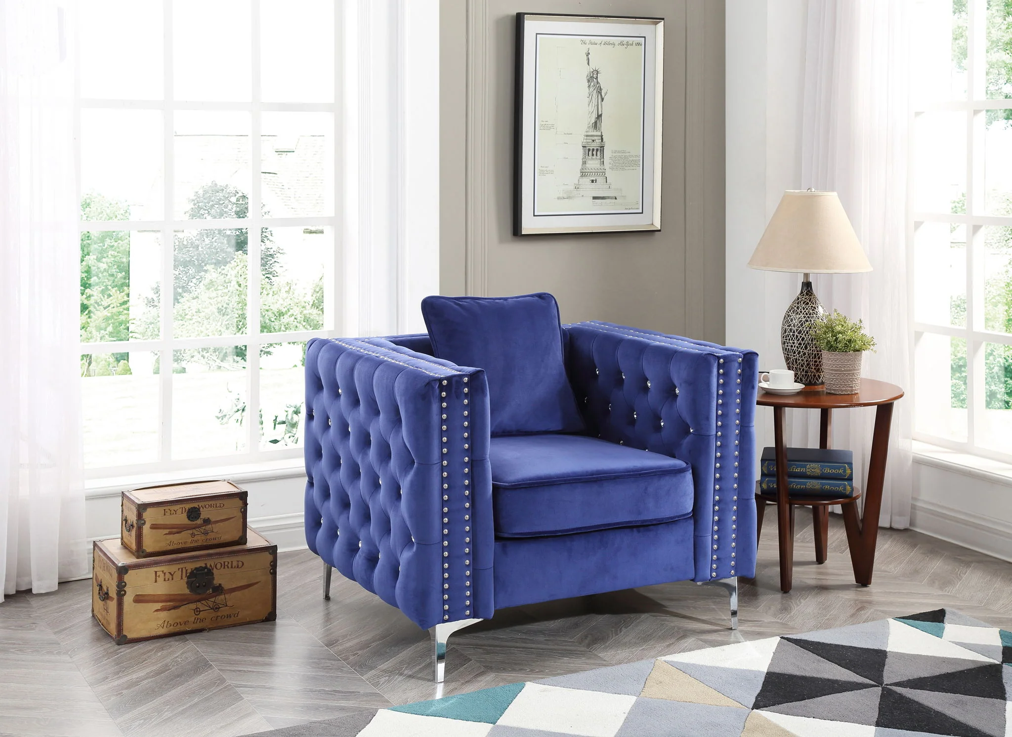 Tufted Design Chair - Image 2