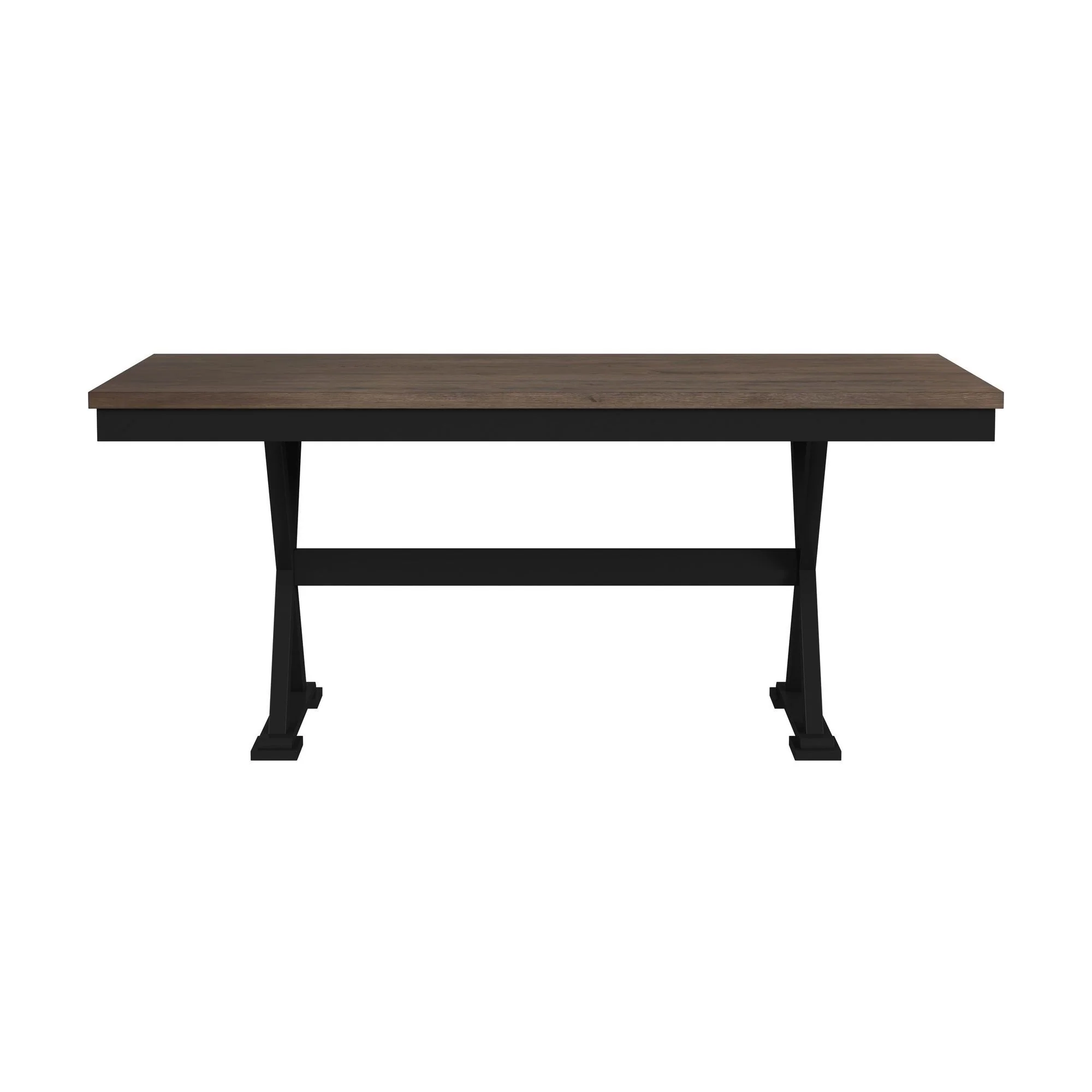 Tulane - 6 Piece Dining Set With Table, 4 Chairs, And Bench - Oak And Black - Image 3