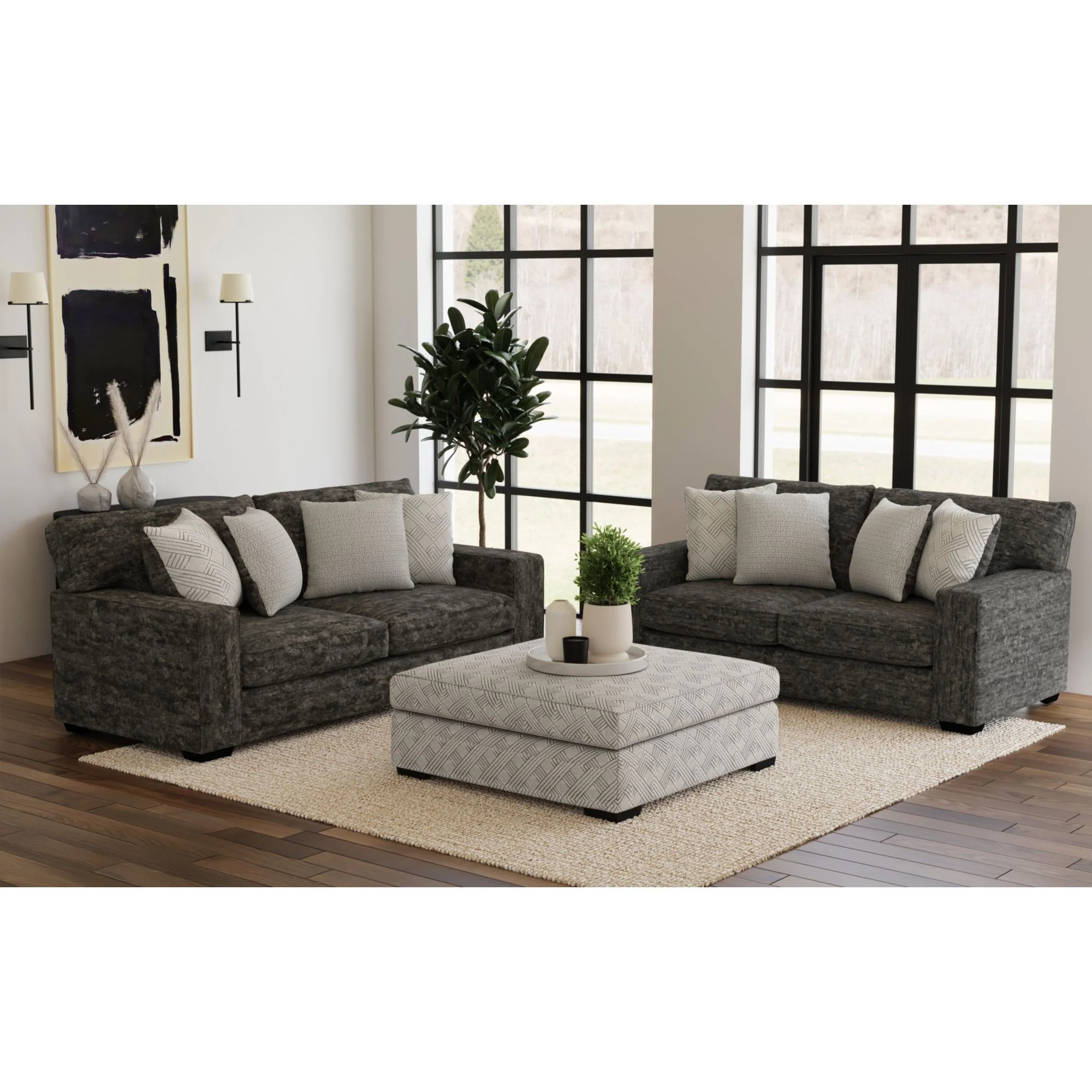 Tully - Ottoman - Modular Dove - Image 3