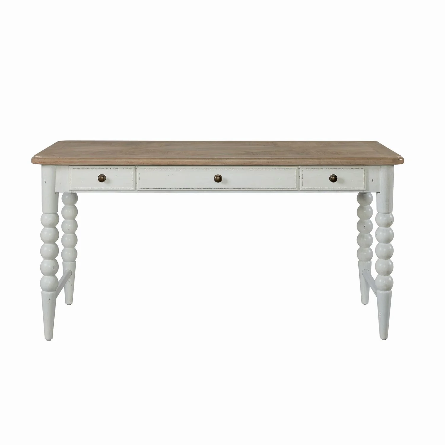 Turnberry Park - Writing Desk - Washed White & Toasted Oat - Image 4