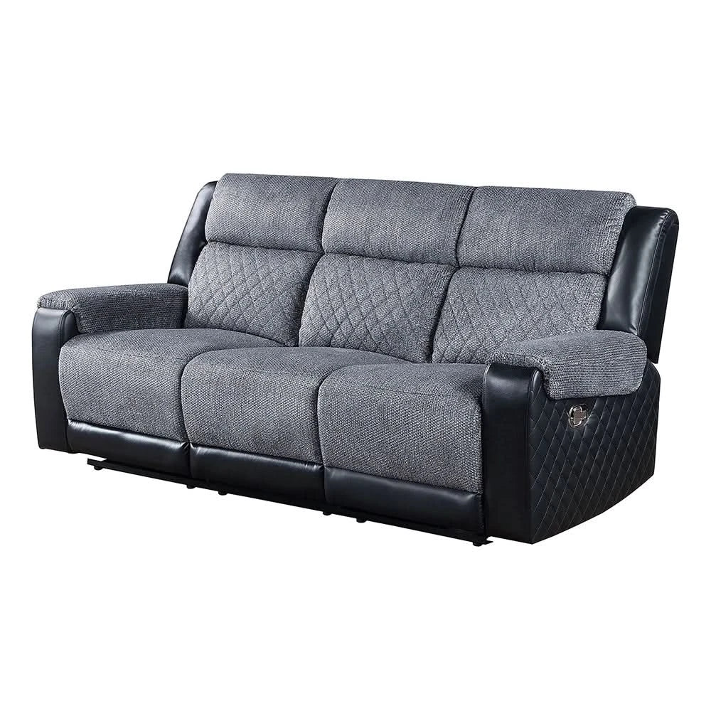Tyler Dark Grey Power Reclining Sofa with LED Lighting and Immersive Sound Speakers - Image 2