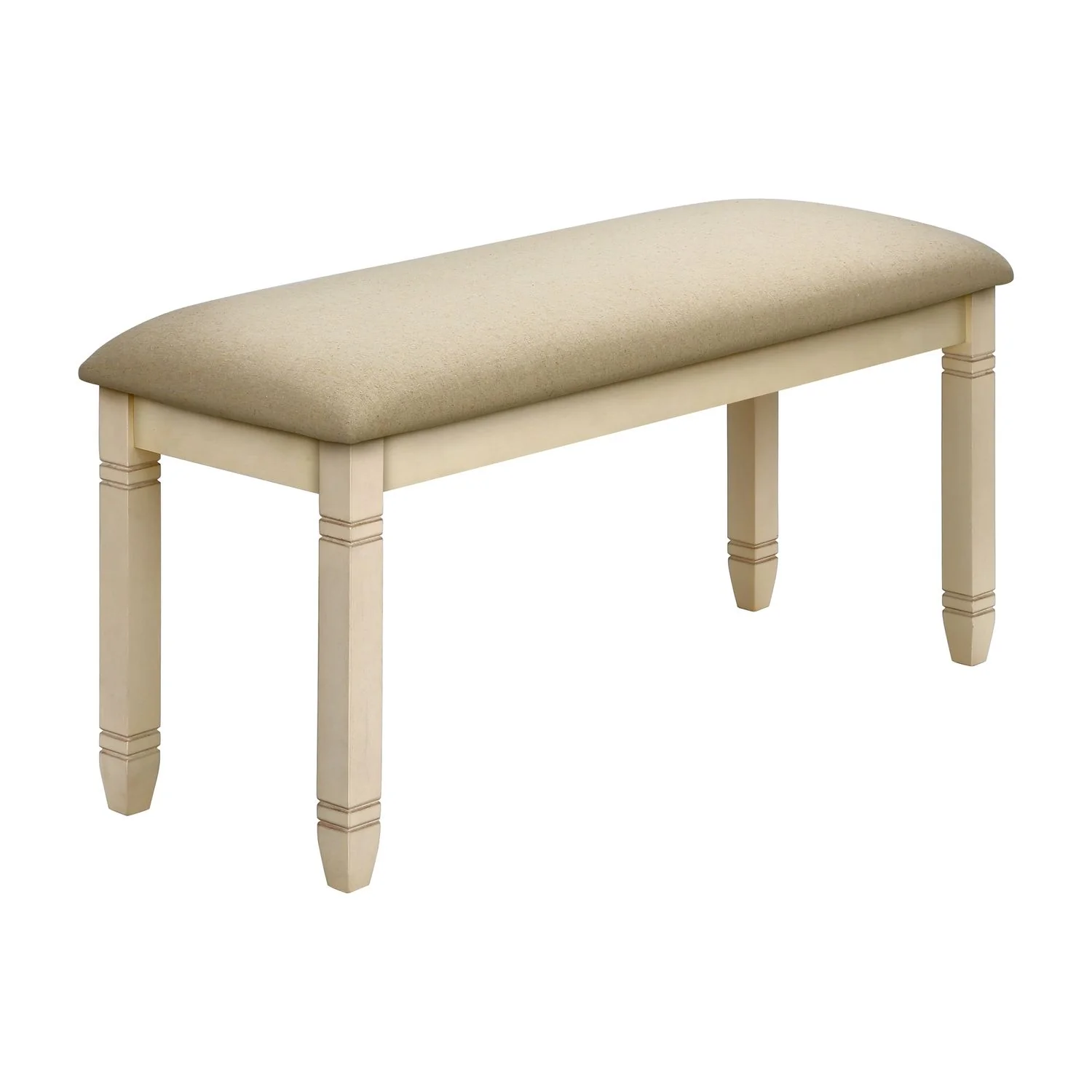 Upholstered Bench With Solid Legs - Image 4