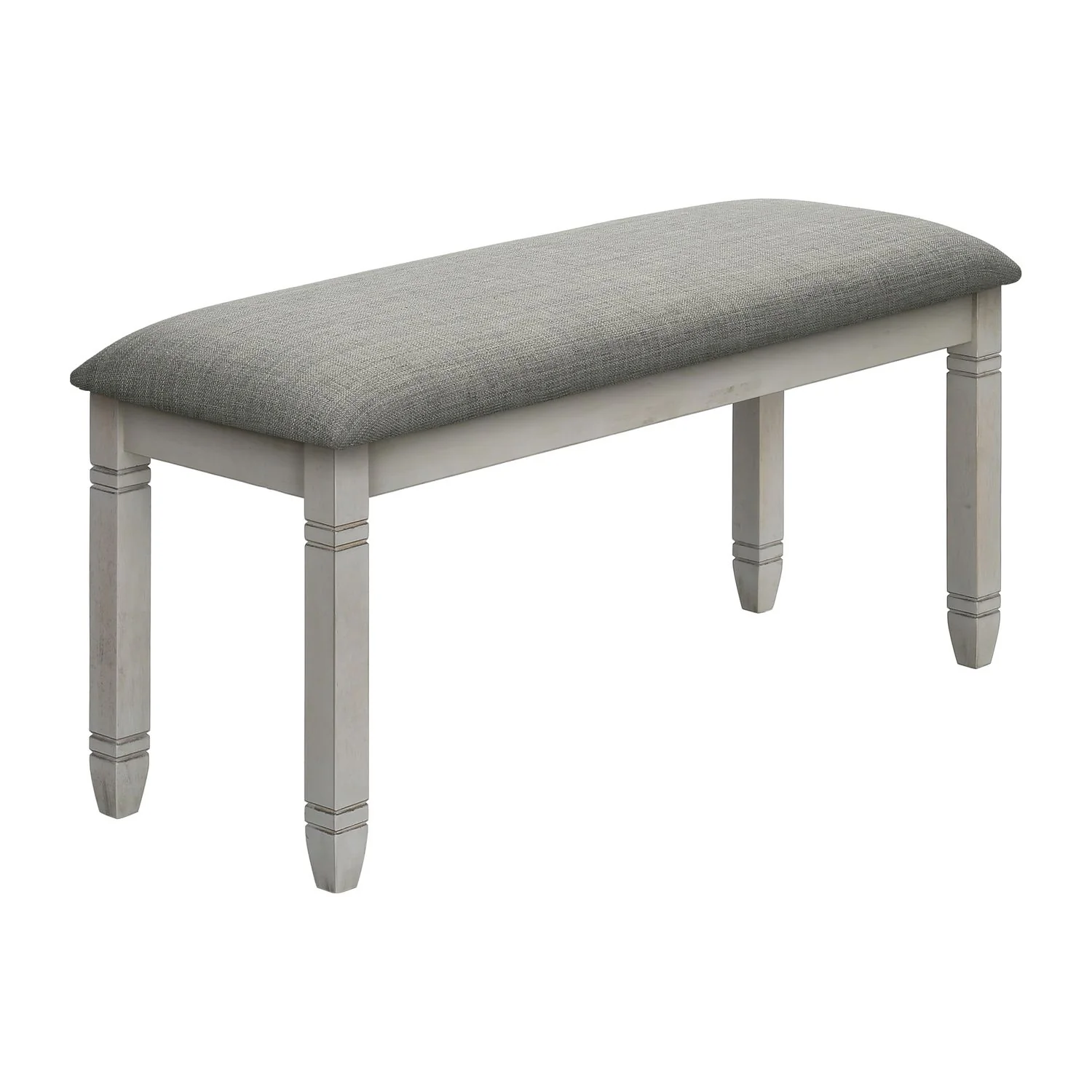 Upholstered Bench With Solid Legs - Image 6