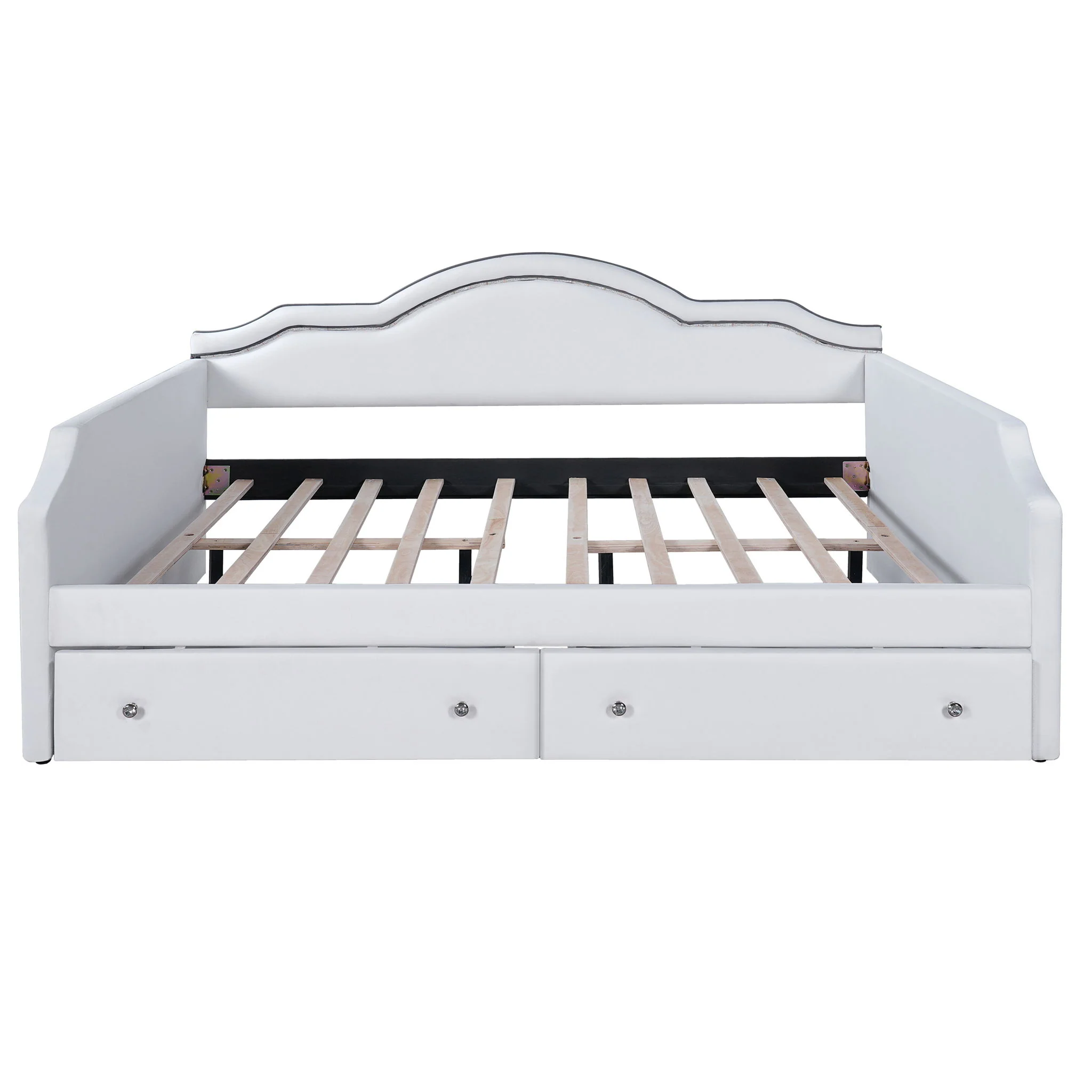 Upholstered Daybed With LED Lights And 2 Drawersme - Image 2