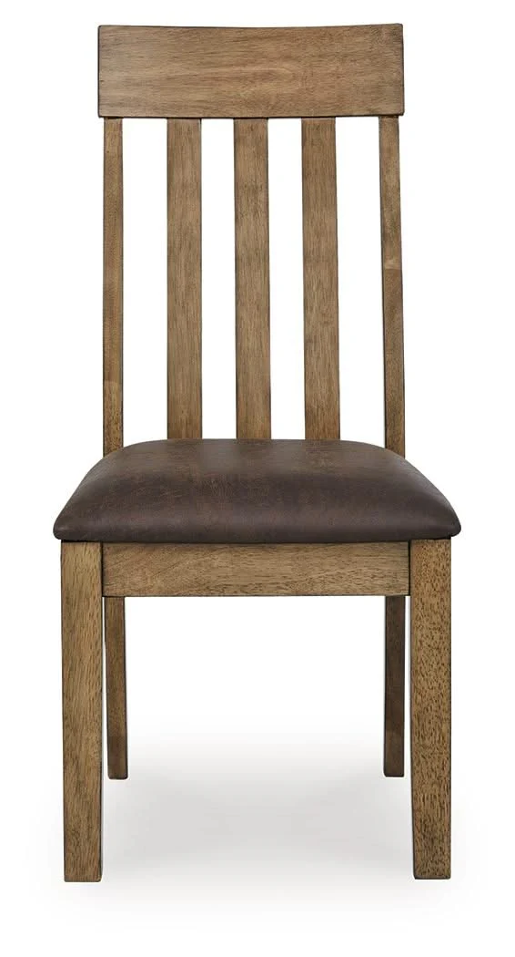 Urbinforte - Dining Upholstered Side Chair (Set of 2) - Light Brown - Image 3