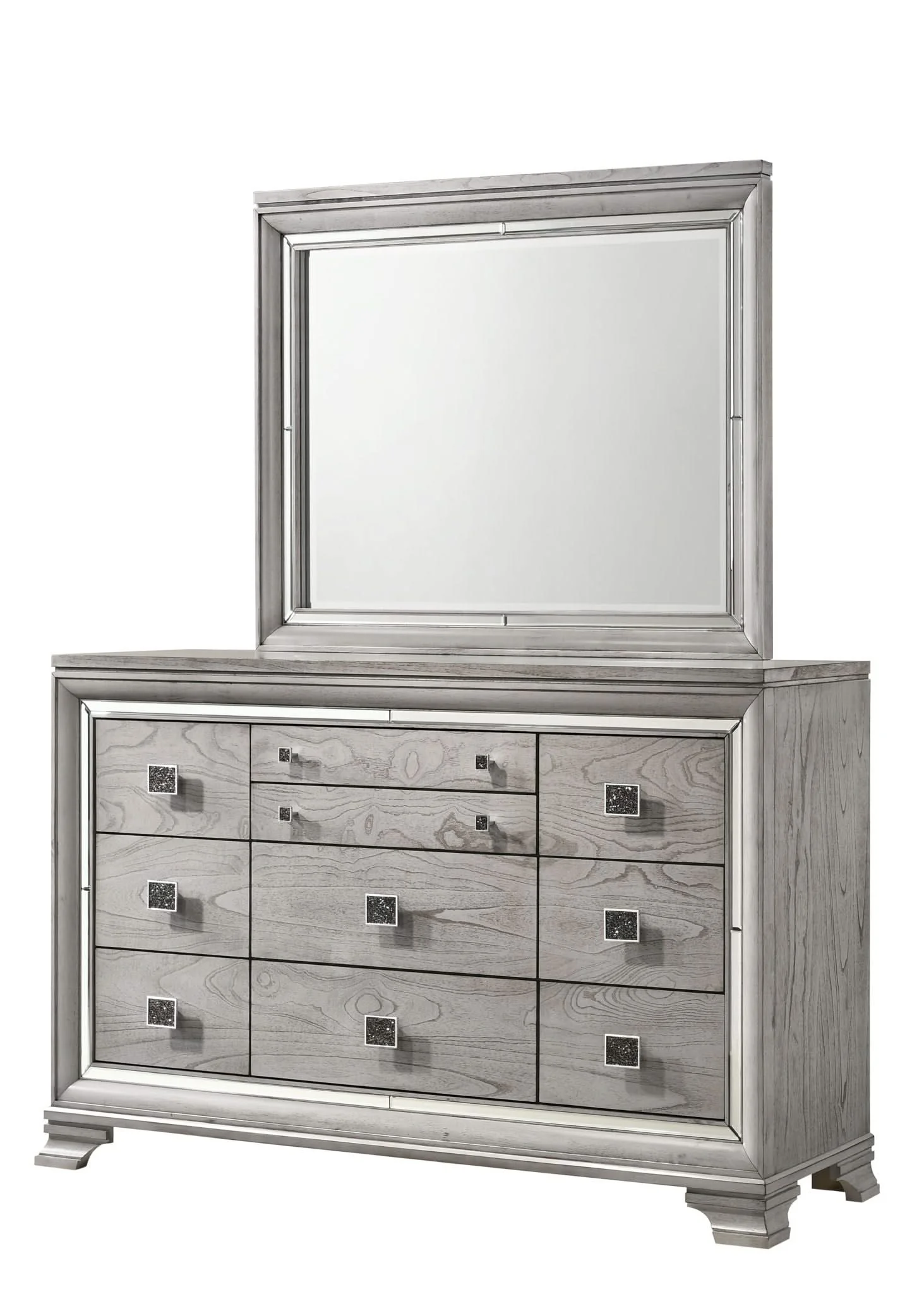 Vail - Queen 4 Piece Bedroom Set - Gray - Image 3