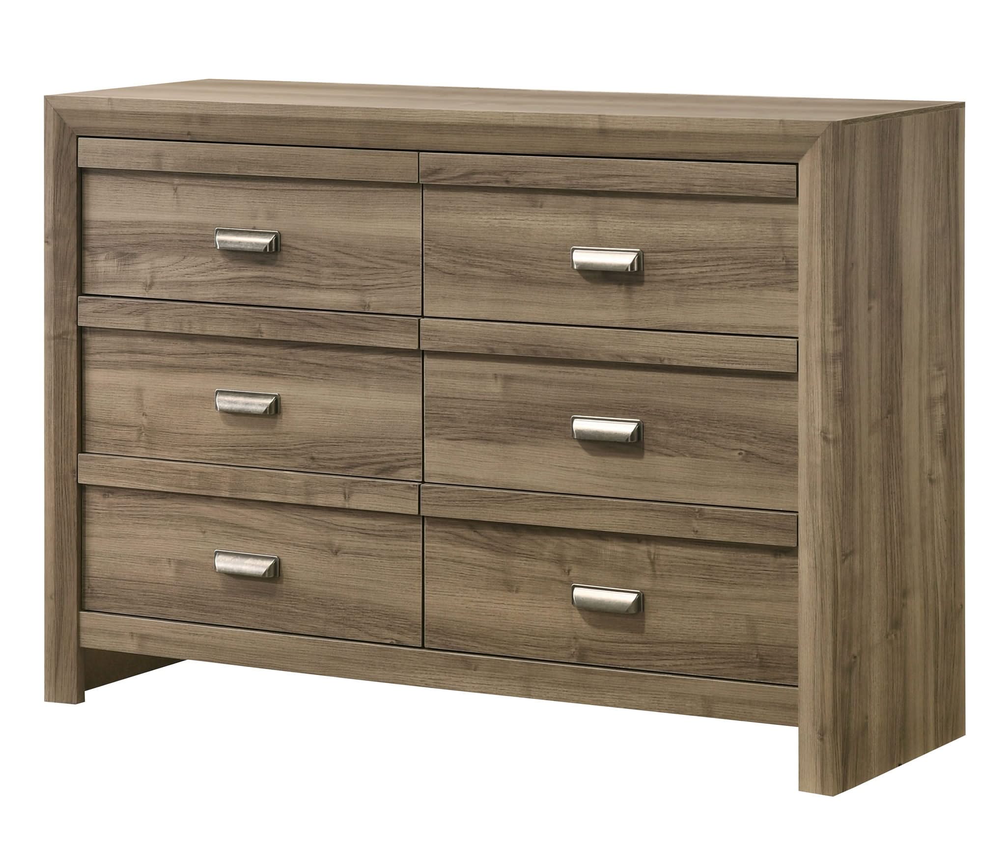 Valor - Full 4 Piece Bedroom Set - Light Brown - Image 3