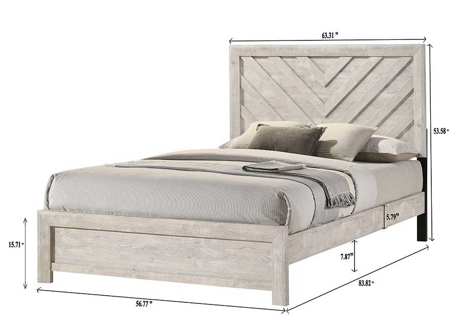 Valor - Full Bed - Antique White - Image 3