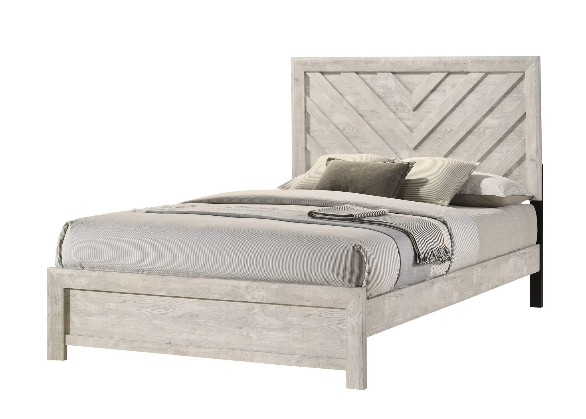 Valor - Queen 4 Piece Bedroom Set - Antique White - Image 4