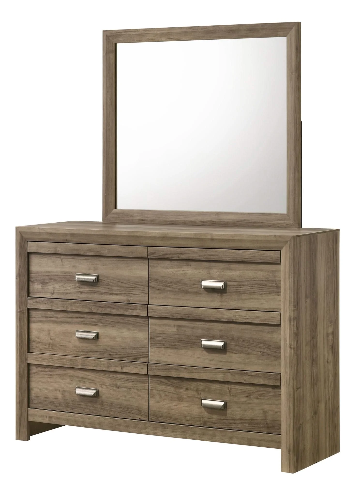 Valor - Queen 5 Piece Bedroom Set - Light Brown - Image 2