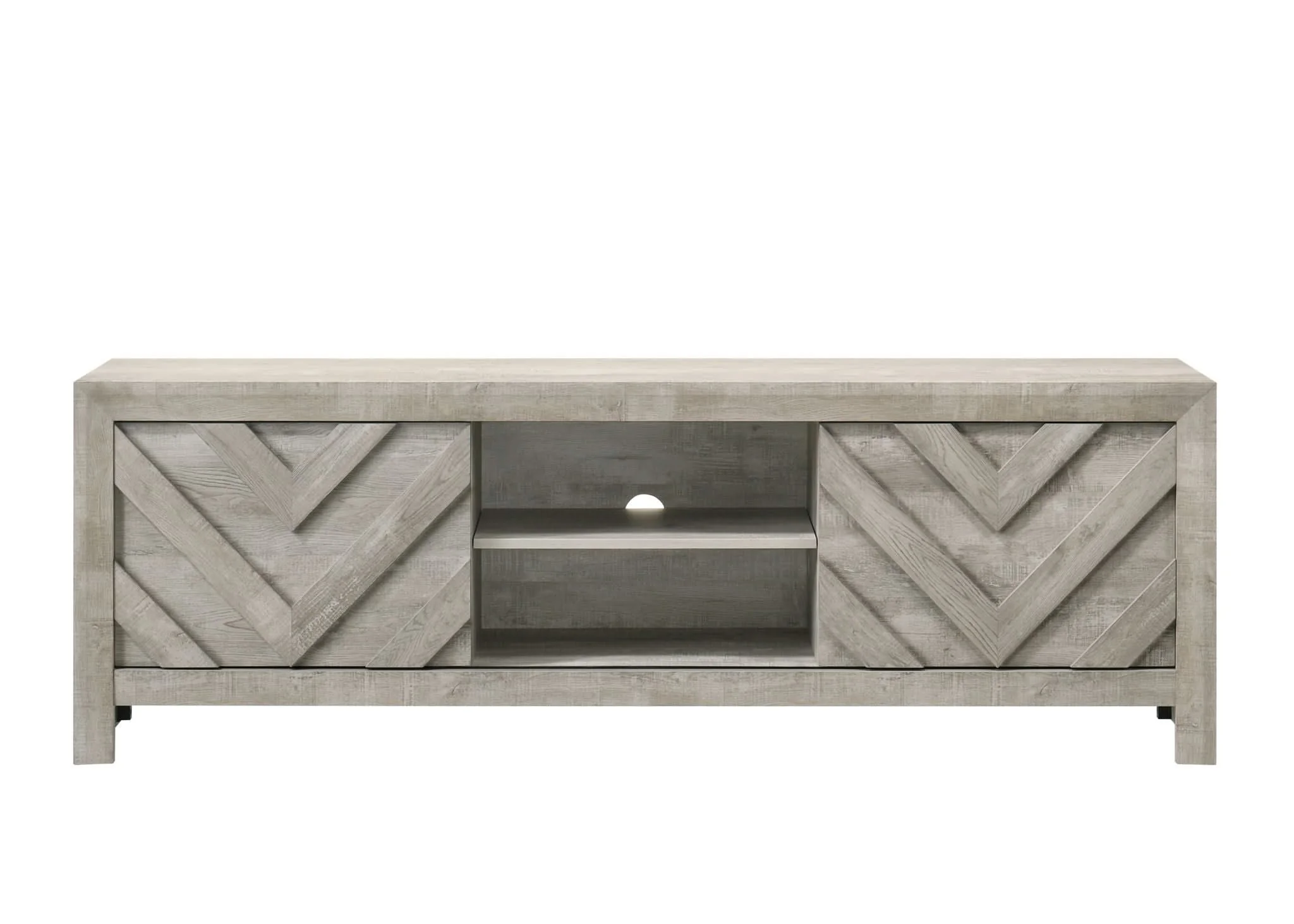 Valor - TV Stand - Antique White - Image 2