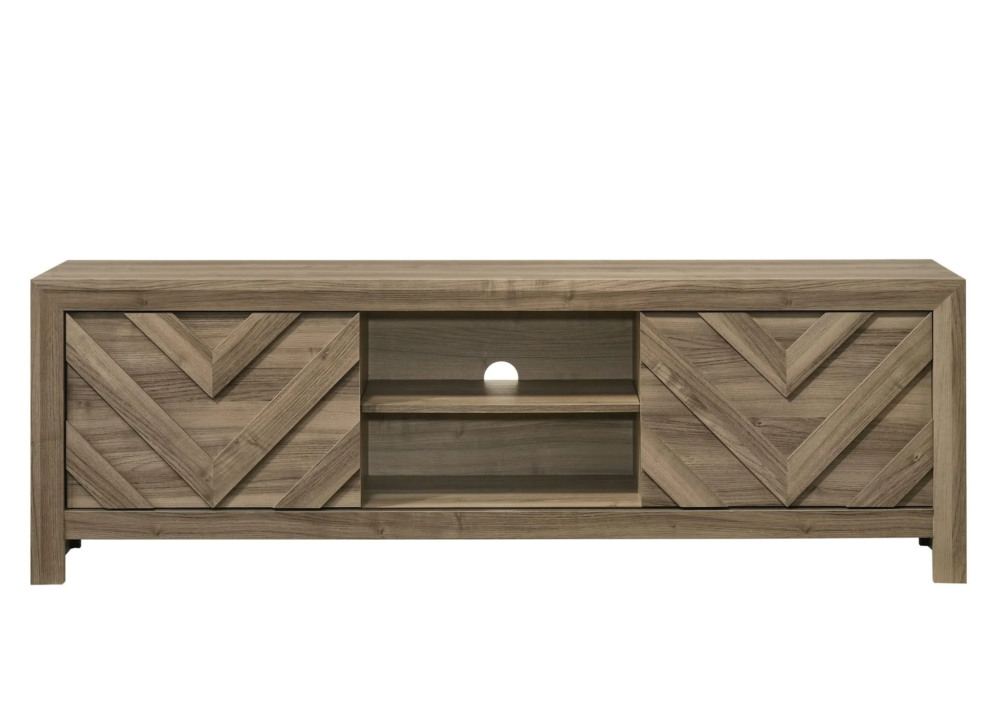 Valor - TV Stand - Light Brown - Image 2