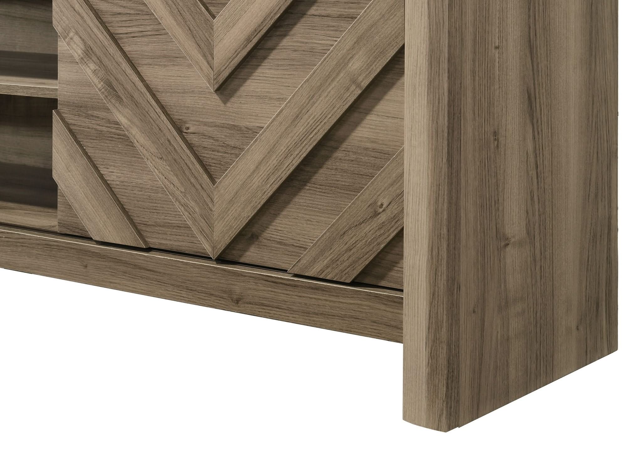 Valor - TV Stand - Light Brown - Image 4