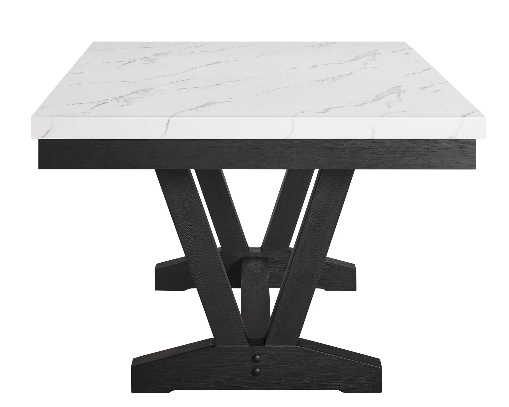 Vance - 5 Piece Dining Room Set - Charcoal / Dove - Image 3