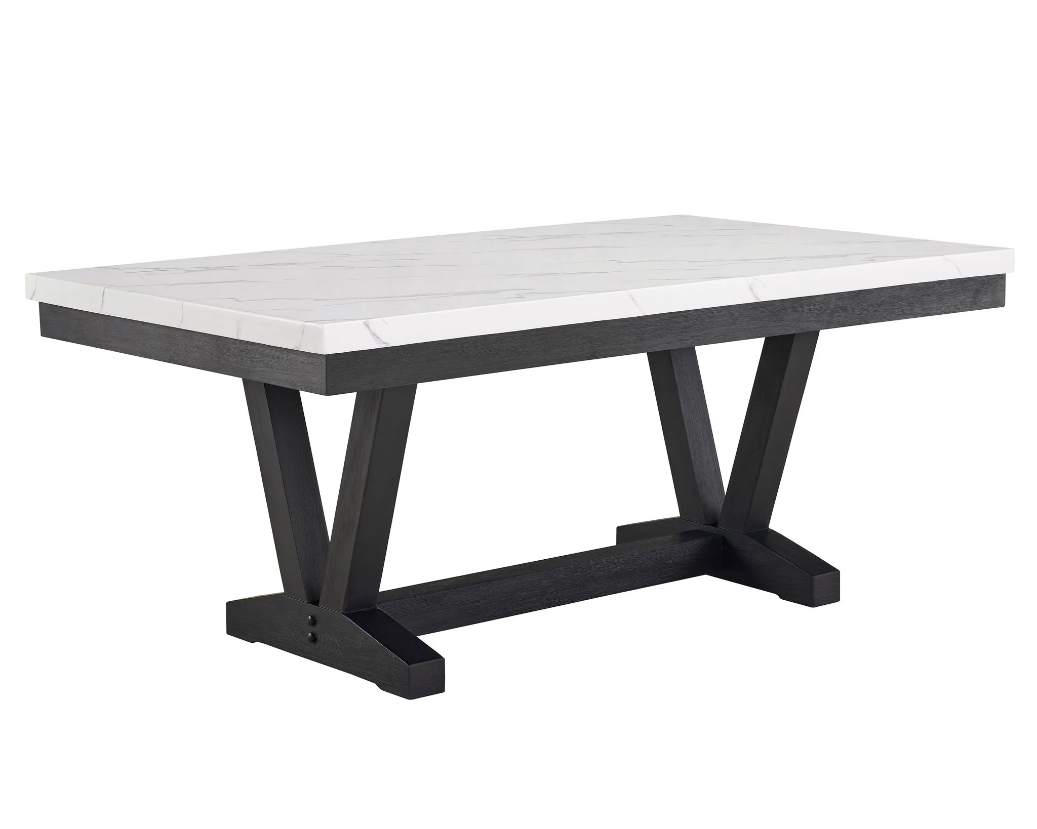 Vance - 6 Piece Dining Room Set - White / Gray - Image 4