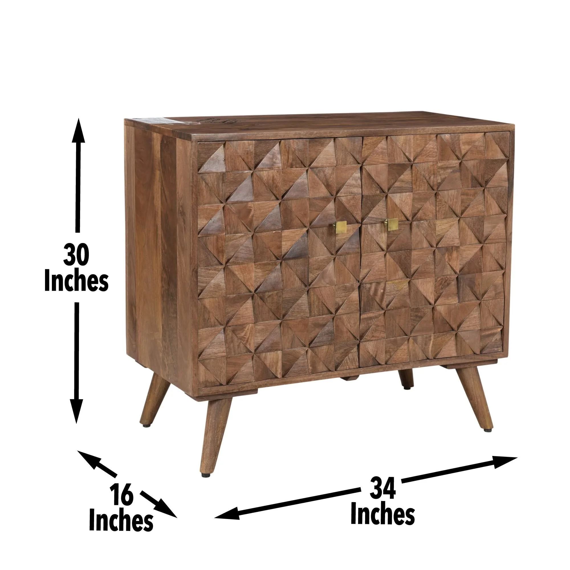 Veneto - Accent Cabinet - Dark Brown - Image 2