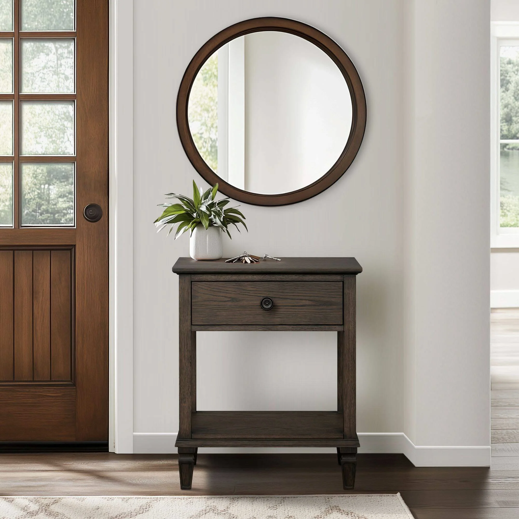 Victoria - Bedside Table With Drawer And Shelf - Image 9