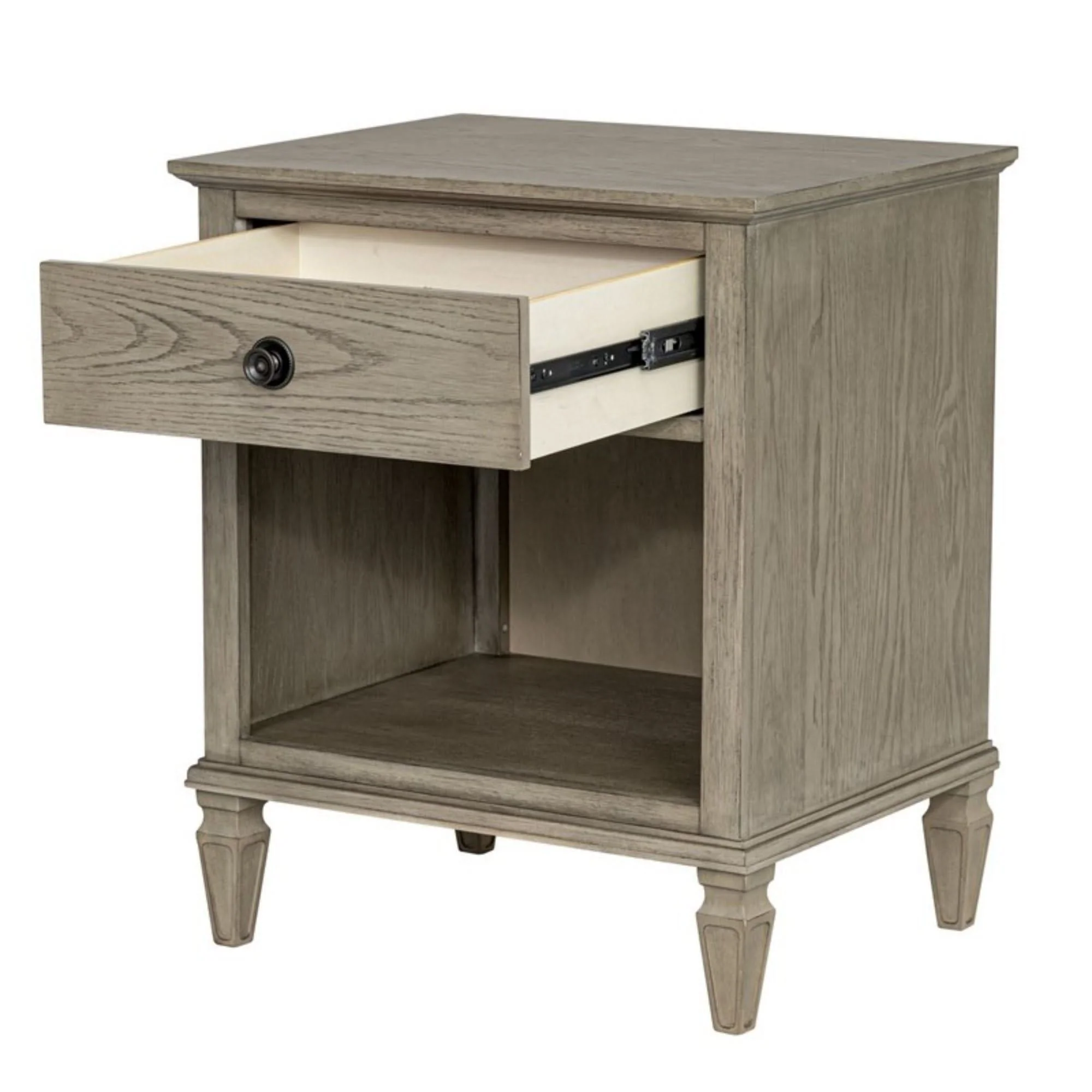 Victoria - Nightstand With Open Storage - Image 4