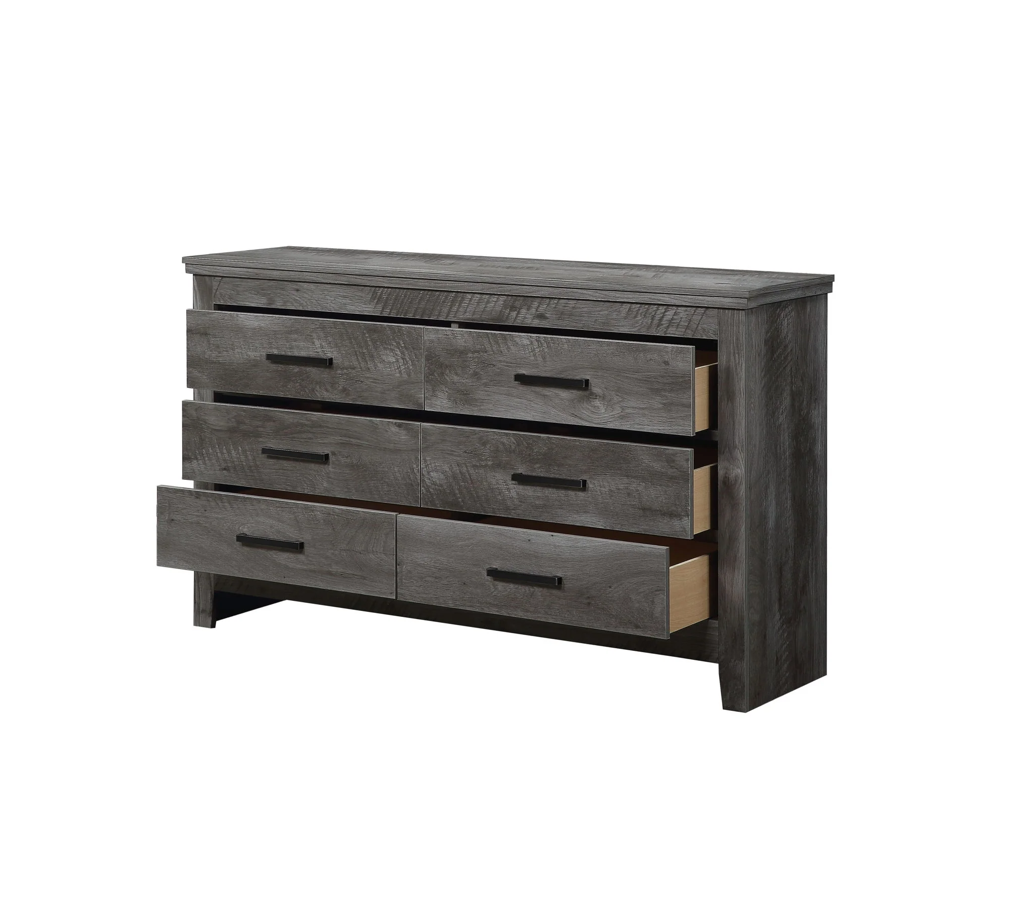 Vidalia - Rustic Dresser - Gray / Oak - Image 4