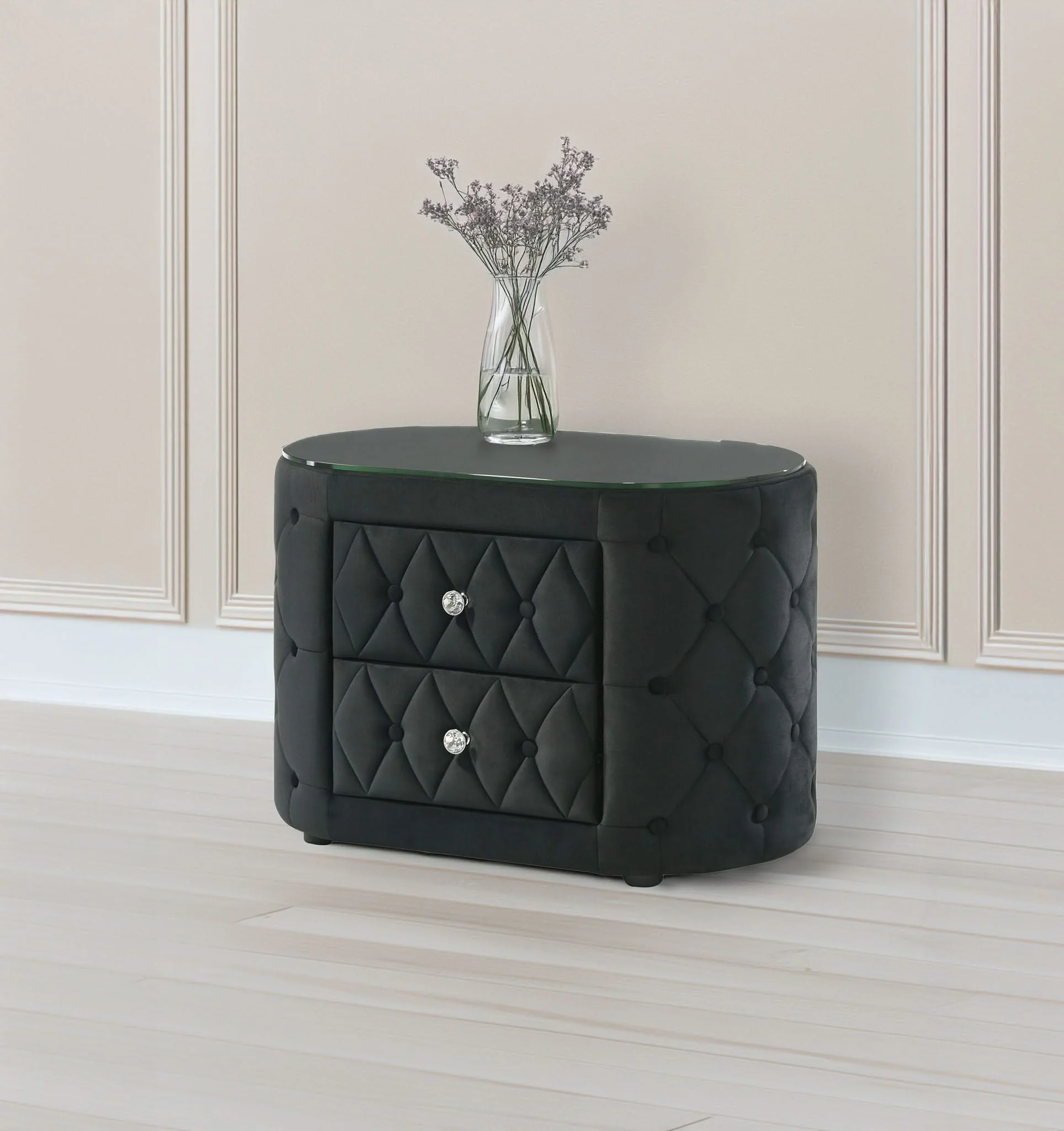 Voltare - Nightstand - Black - Image 2