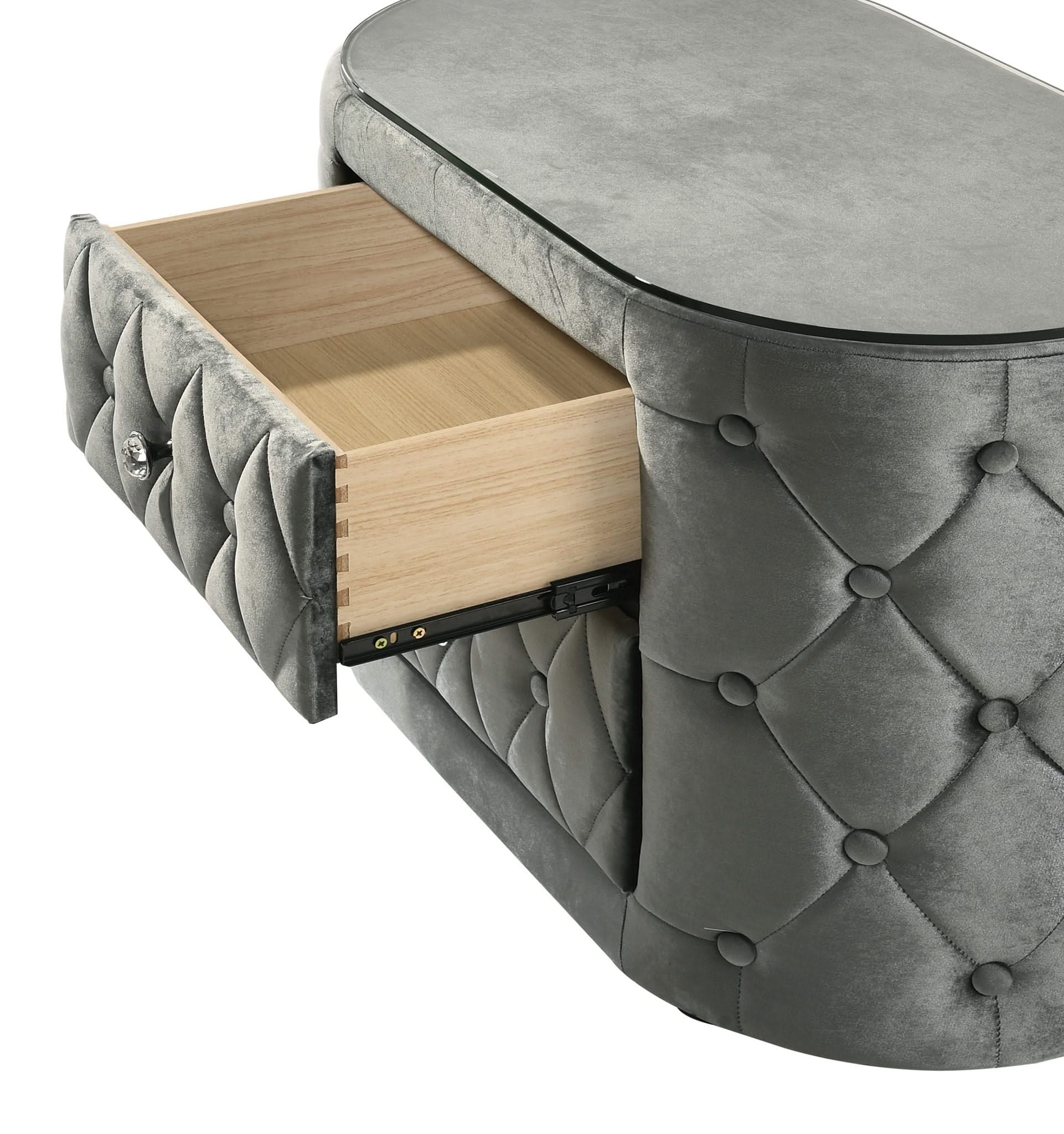 Voltare - Nightstand - Gray - Image 3
