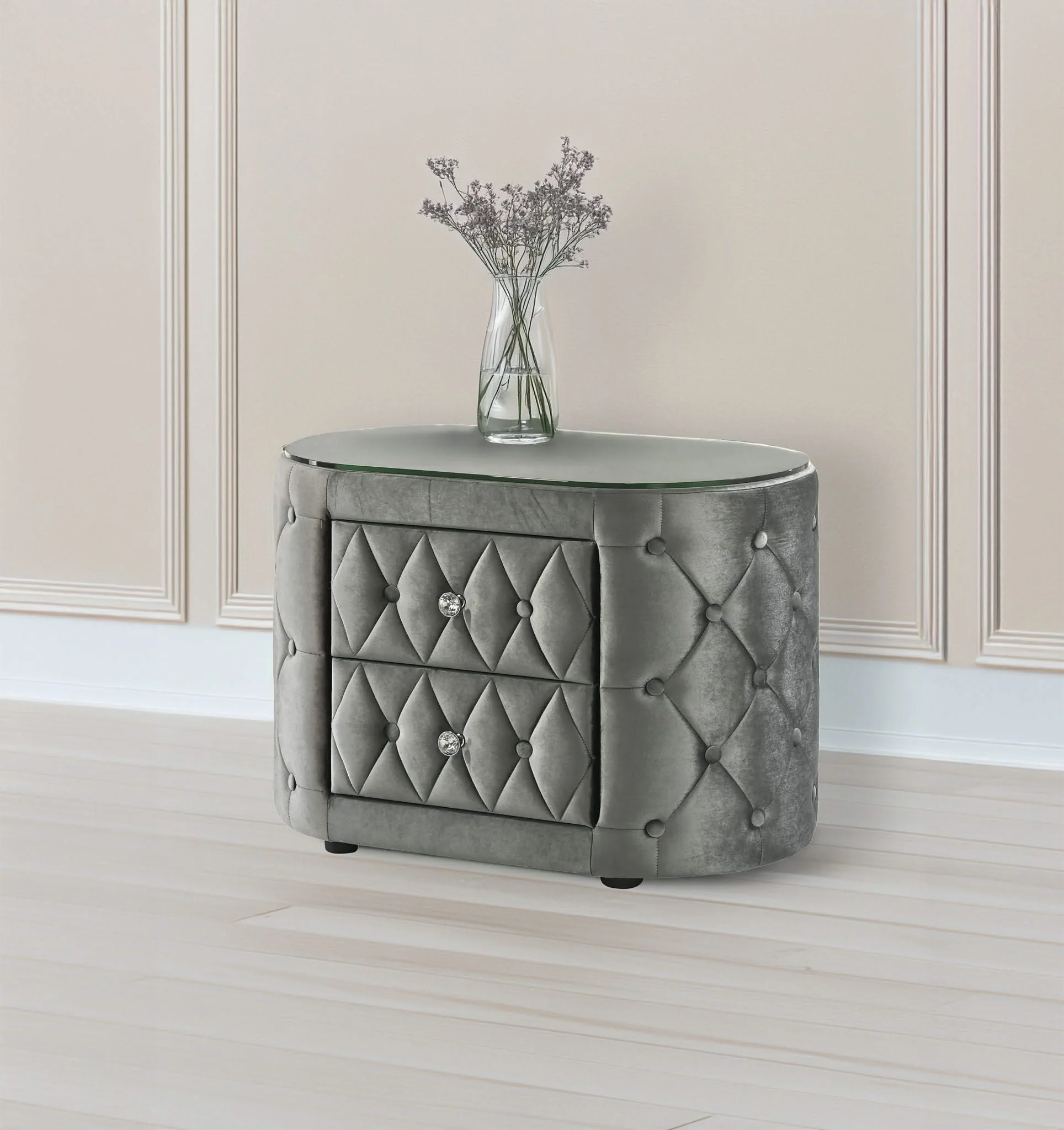 Voltare - Nightstand - Gray - Image 4