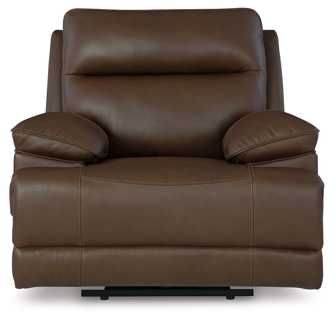 Vonryan - Power Recliner / Adj Headrest - Tobacco - Image 4