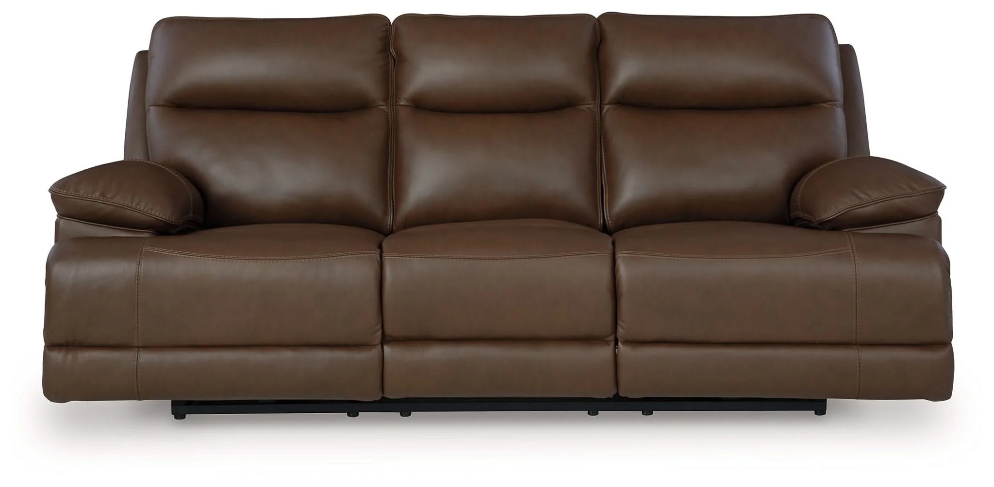 Vonryan - Power Reclining Sofa With Adj Headrest - Tobacco - Image 3