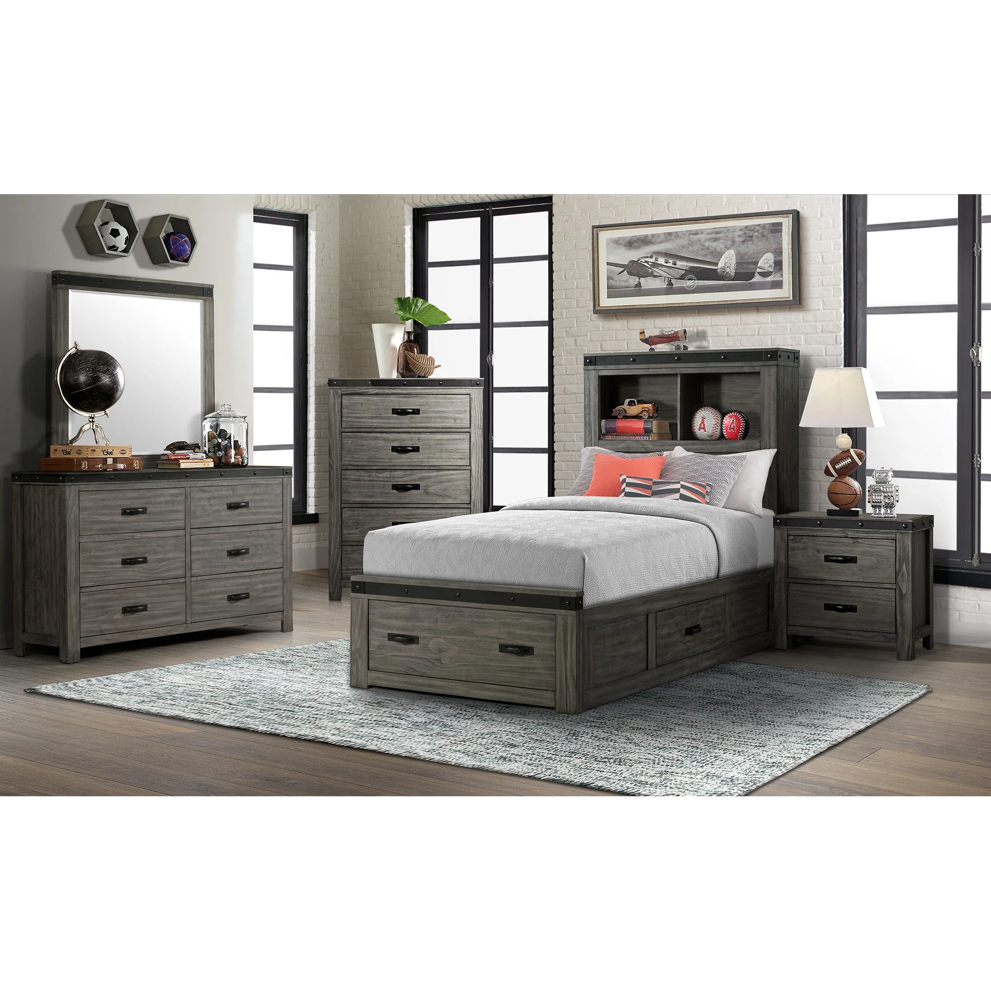 Wade - Youth Platform Storage Bed - Image 6