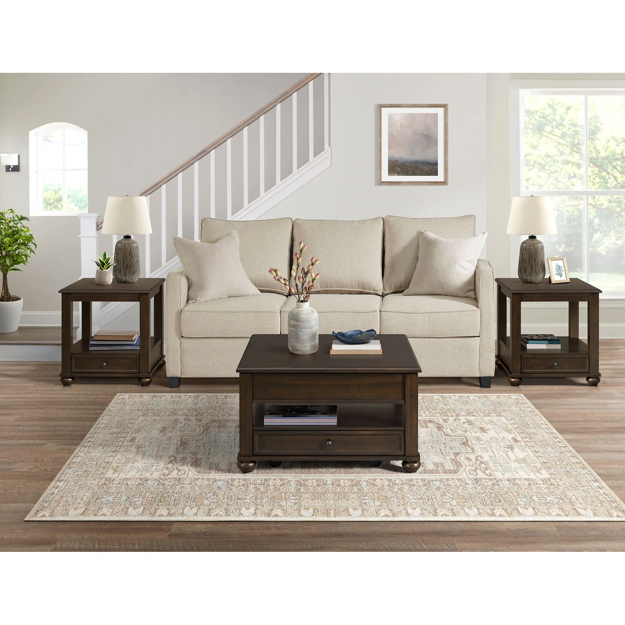 Wagner - Lift-Top Coffee Table With Casters - Image 3