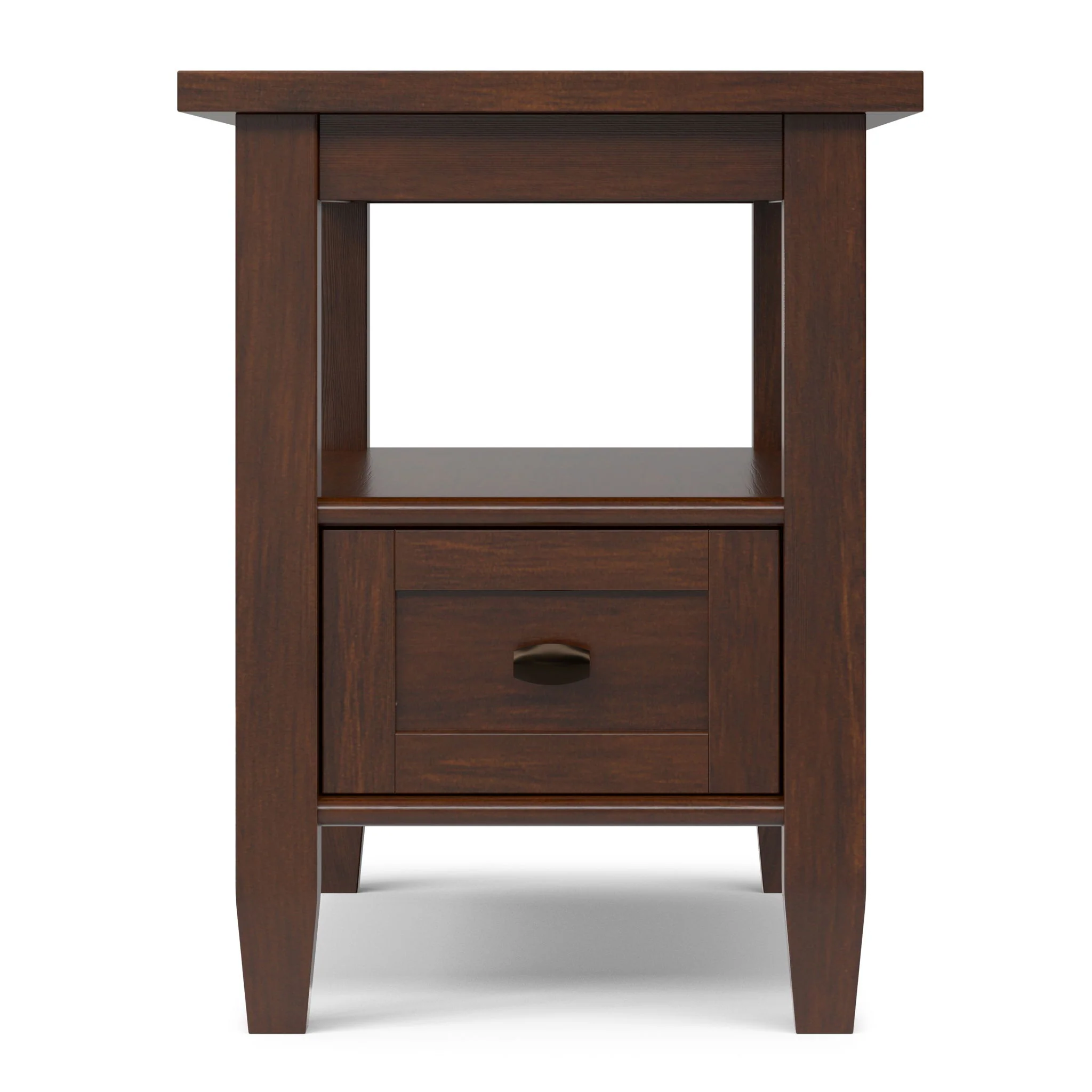Warm Shaker - Narrow Side Table - Brown - Image 3