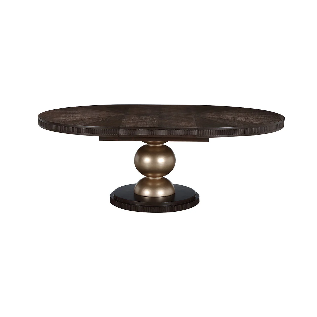 West Kensington - Oval Dining Table - Medium Espresso - Image 4