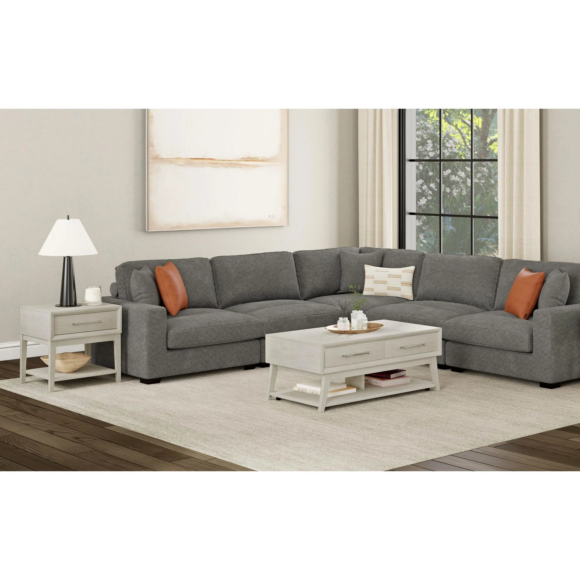 Westland - Coffee Table With Casters - Almond - Image 2