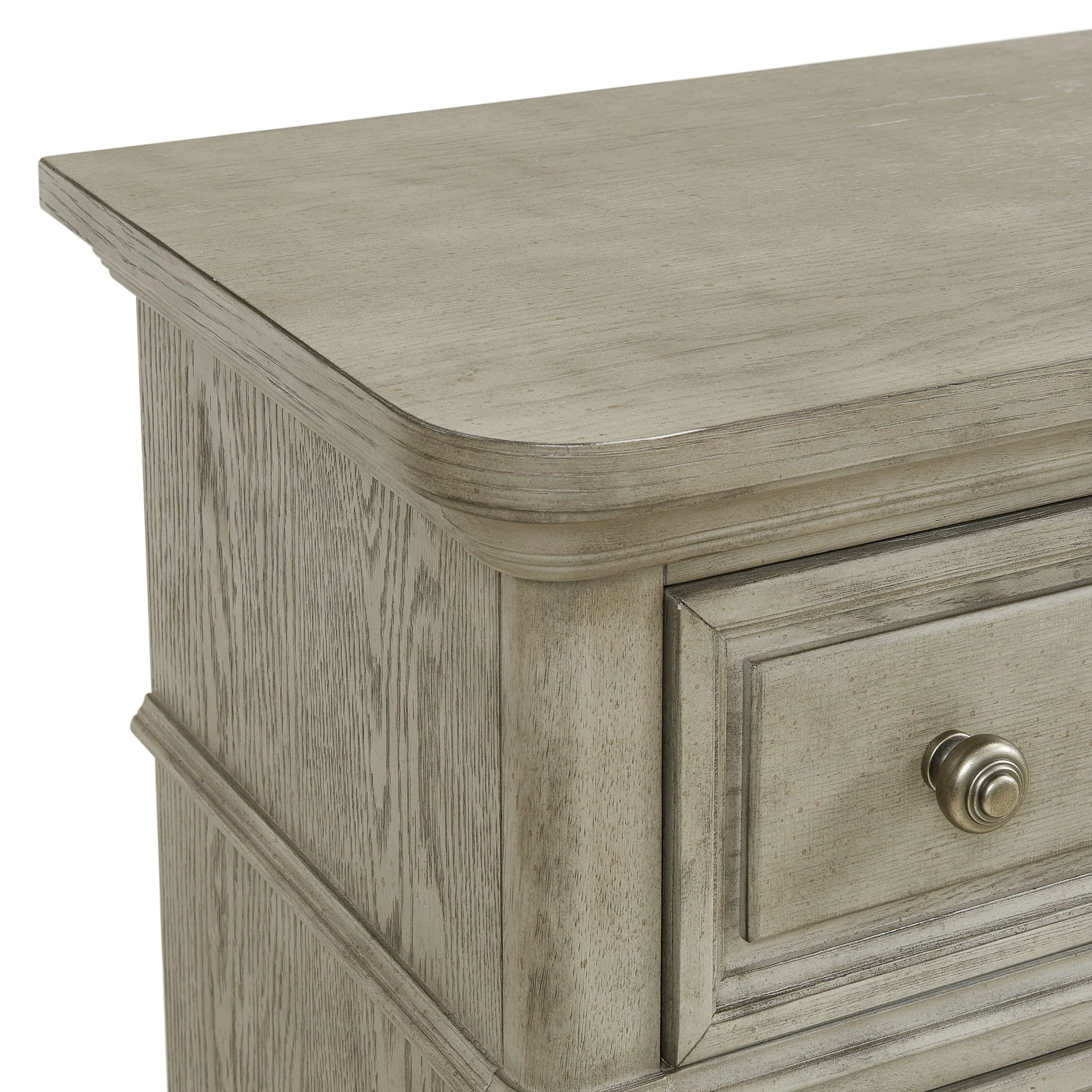 Whit-Ash - 5-Drawer Chest - Light Gray - Image 3