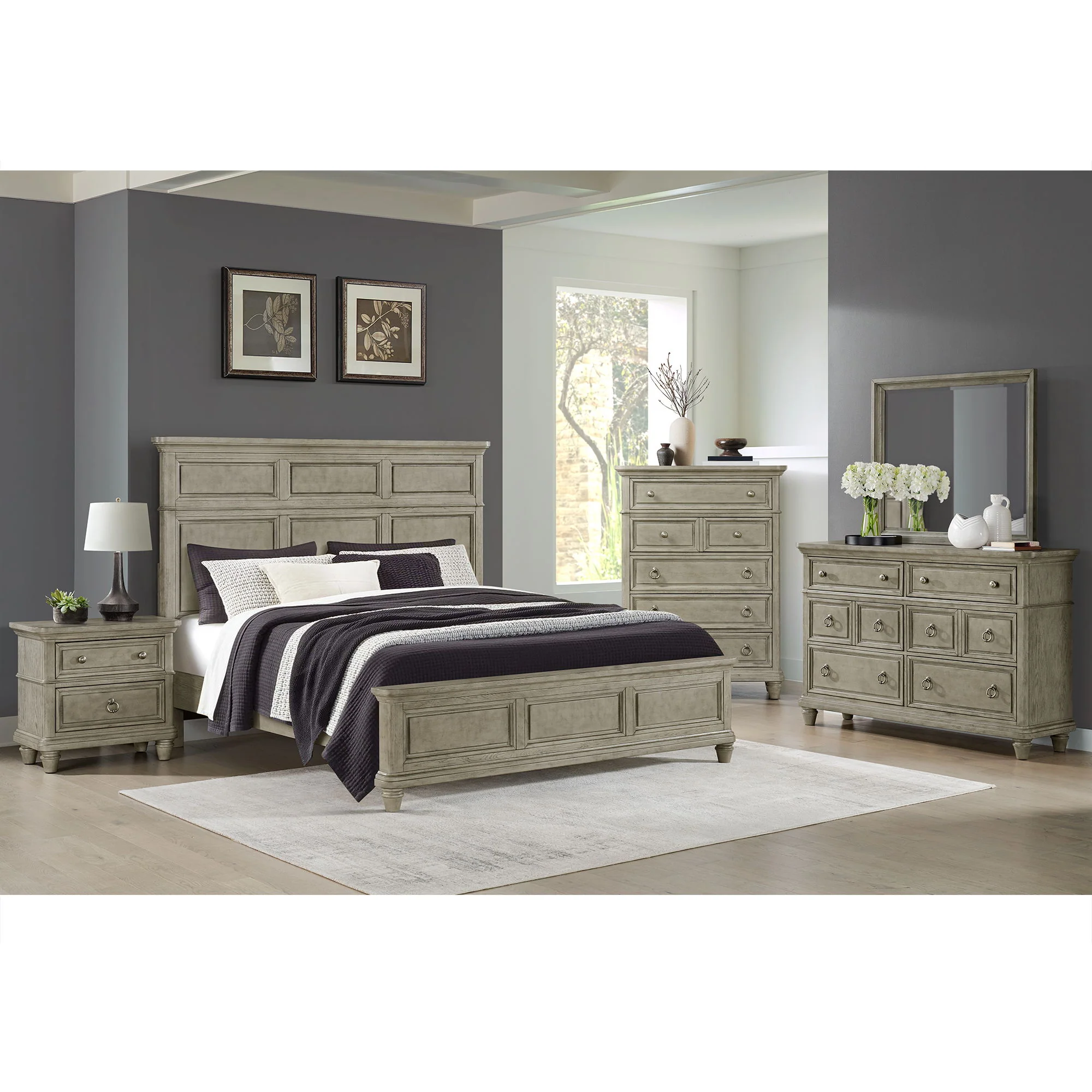 Whit-Ash - Panel Bed - Image 2