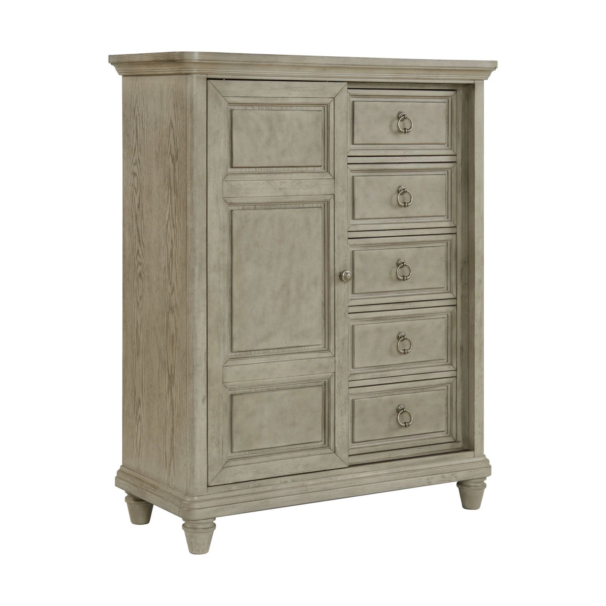 Whit-Ash - Panel Bedroom Set With Door Chest - Image 2