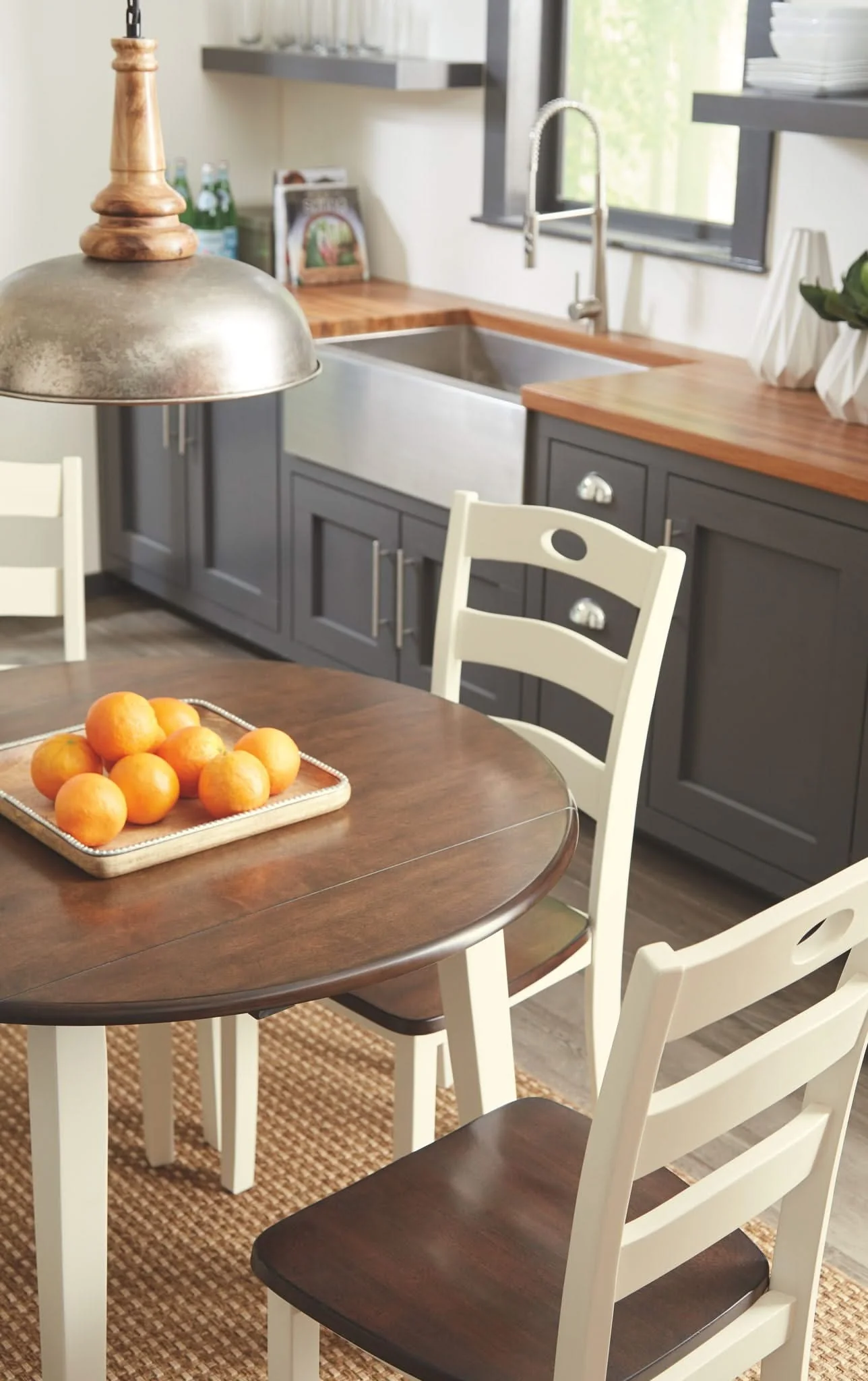 Woodanville - Round Dining Table Set - Image 3