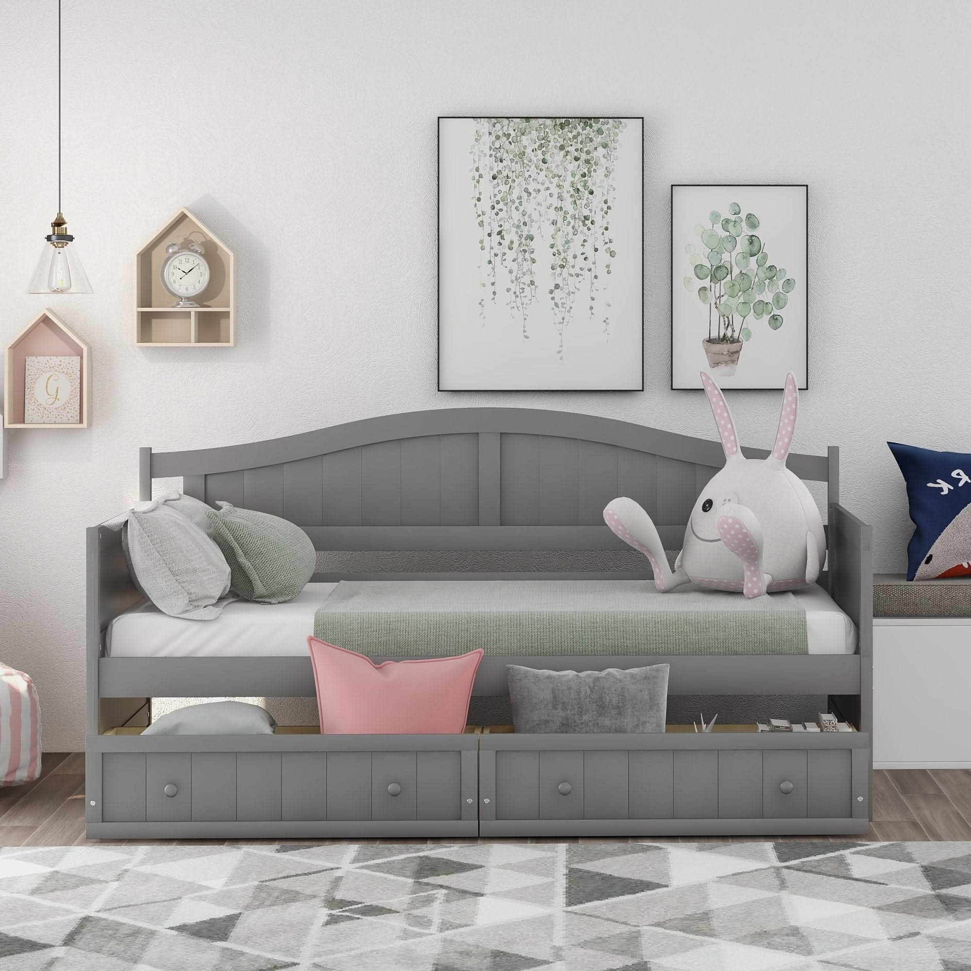 Wooden Daybed, Sofa Bed, No Box Spring Needed - Image 12