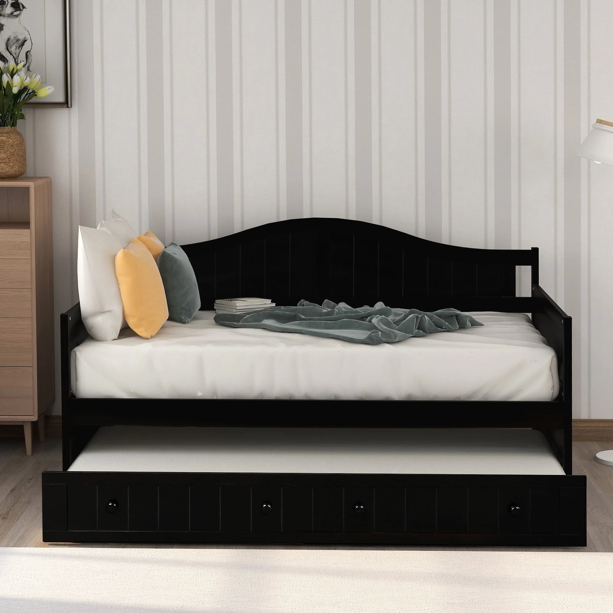 Wooden Daybed, Sofa Bed, No Box Spring Needed - Image 4