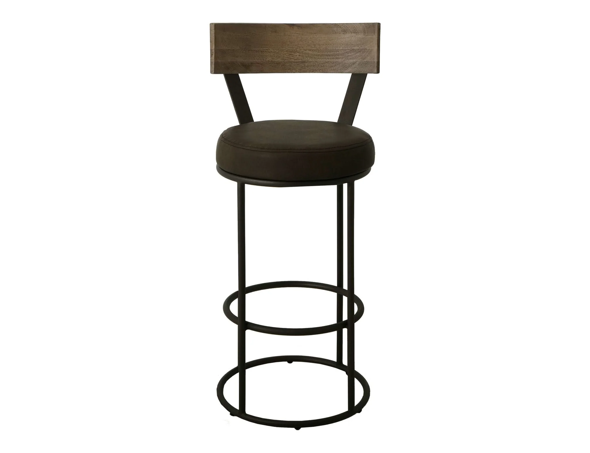 Xel-Ha - 30" Upholstered Barstool - Dark Chocolate - Image 3
