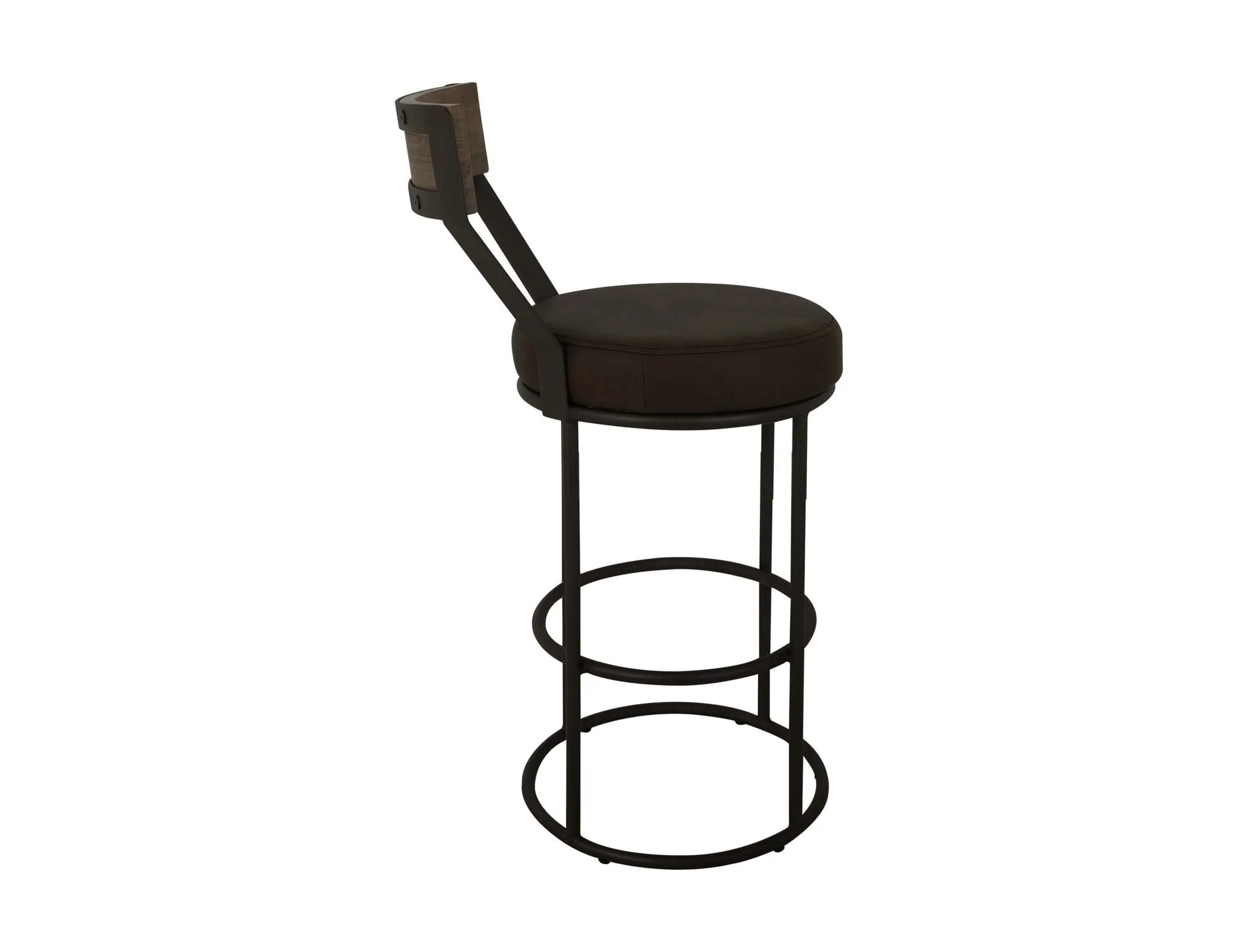 Xel-Ha - Upholstered Barstool - Dark Chocolate - Image 3