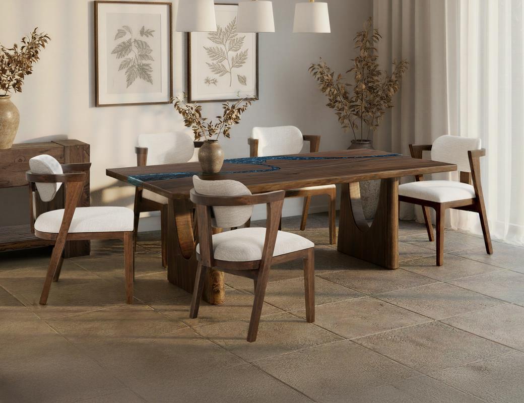 Zaphiro - Rectangular Table - Dark Brown - Image 4