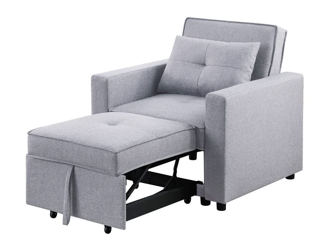 Zoey - Convertible Sleeper Chair With Side Pocket - Image 4